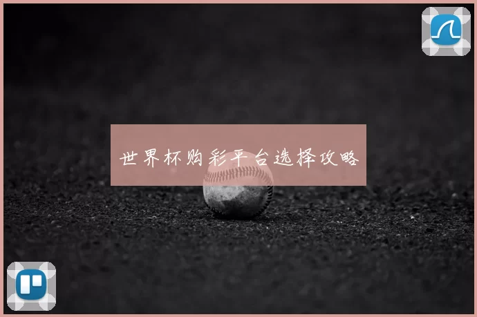 世界杯购彩平台选择攻略