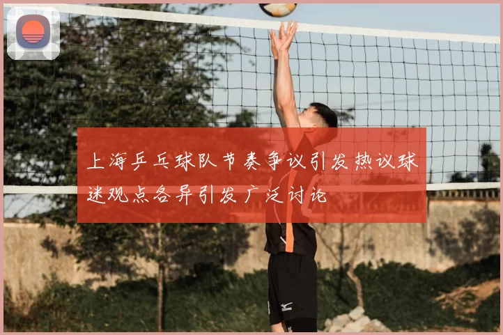 上海乒乓球队节奏争议引发热议球迷观点各异引发广泛讨论